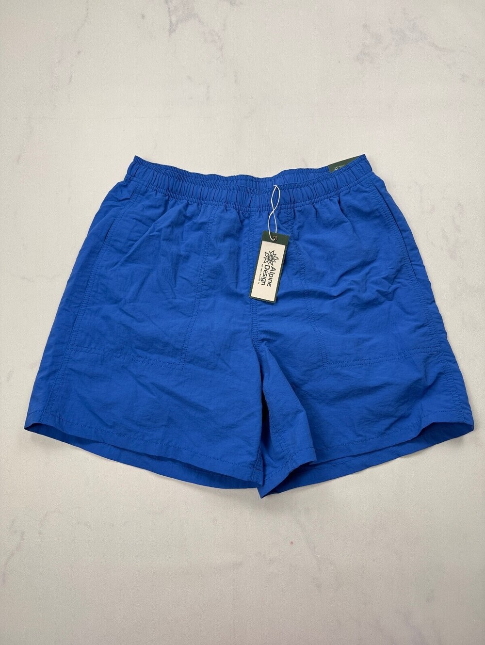 Alpine Design Shorts Athletic Shorts Blue Modern Sporty - Mens S